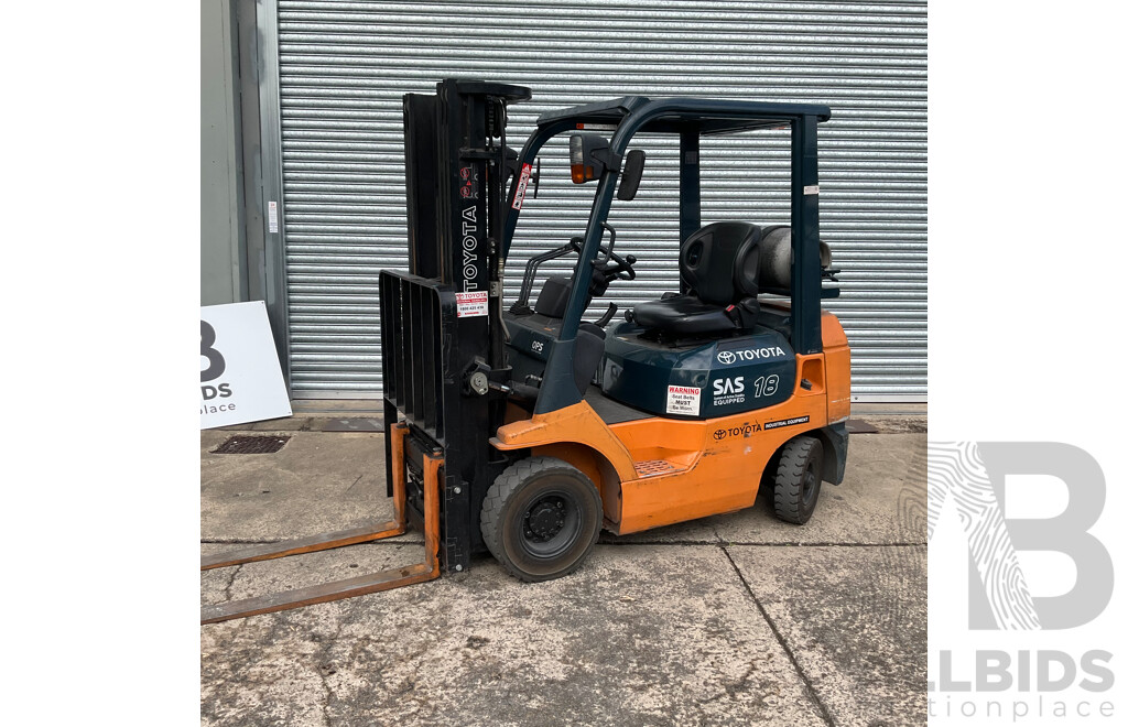 2006 TOYOTA 42-FG18 Counterbalance Forklift