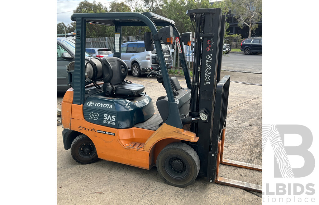2006 TOYOTA 42-FG18 Counterbalance Forklift