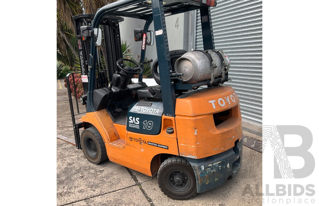 2006 TOYOTA 42-FG18 Counterbalance Forklift