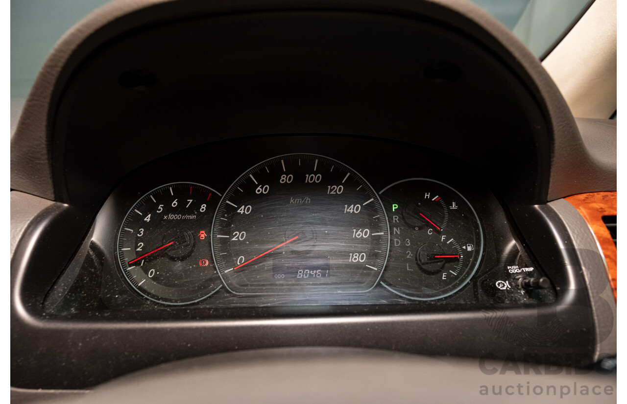 08/2003 Toyota Alphard G MZ (4x4) MNH15W 4d Van White V6 3.0L - 6 Seater - 05/2020 Used Import