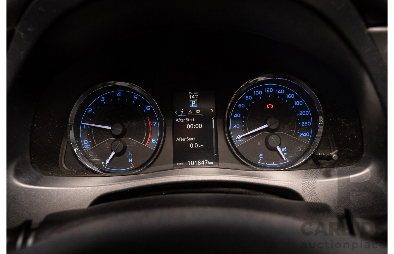 10/2017 Toyota Corolla Ascent ZRE172R 4d Sedan White 1.8L