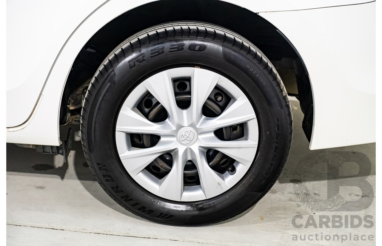 10/2017 Toyota Corolla Ascent ZRE172R 4d Sedan White 1.8L