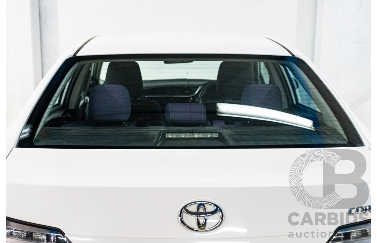 10/2017 Toyota Corolla Ascent ZRE172R 4d Sedan White 1.8L