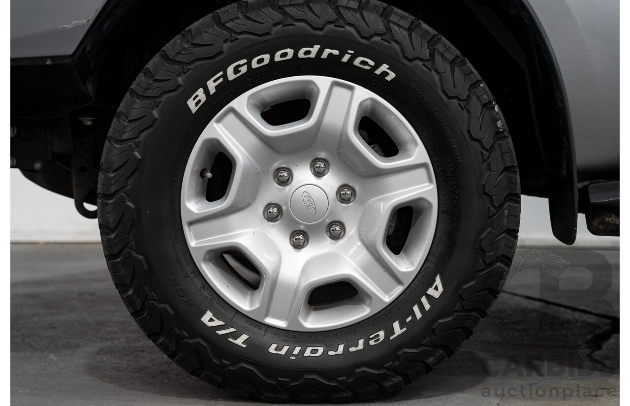 01/2016 Ford Ranger XLT 3.2 (4x4) PX MKII 4d Dual Cab Utility Ignot Silver Metallic Turbo Diesel 3.2L