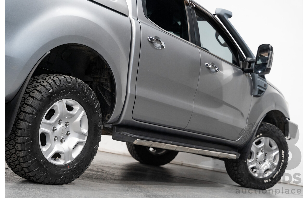 01/2016 Ford Ranger XLT 3.2 (4x4) PX MKII 4d Dual Cab Utility Ignot Silver Metallic Turbo Diesel 3.2L