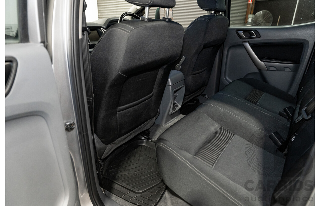 01/2016 Ford Ranger XLT 3.2 (4x4) PX MKII 4d Dual Cab Utility Ignot Silver Metallic Turbo Diesel 3.2L