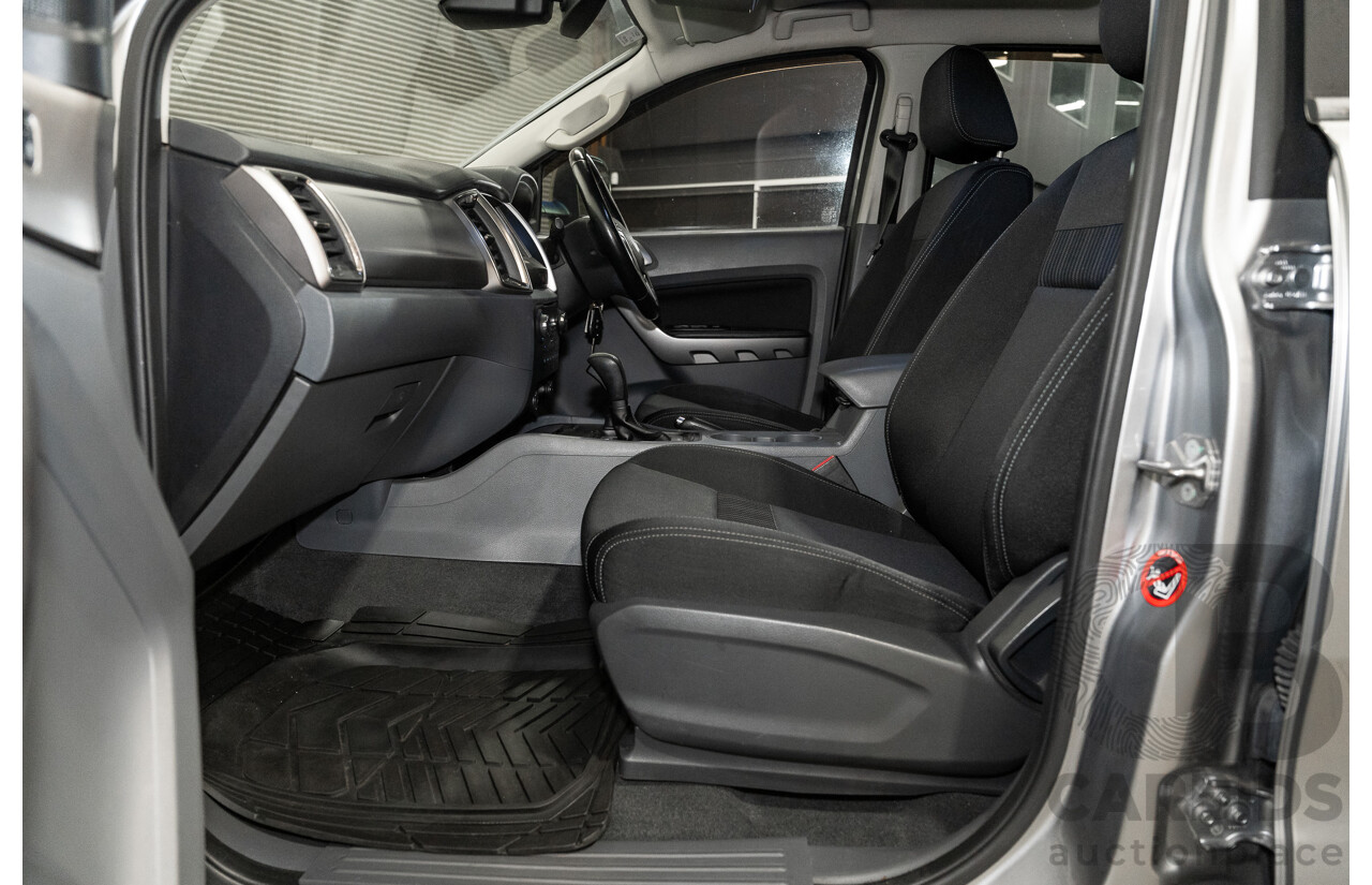 01/2016 Ford Ranger XLT 3.2 (4x4) PX MKII 4d Dual Cab Utility Ignot Silver Metallic Turbo Diesel 3.2L