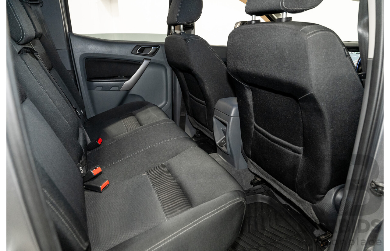 01/2016 Ford Ranger XLT 3.2 (4x4) PX MKII 4d Dual Cab Utility Ignot Silver Metallic Turbo Diesel 3.2L