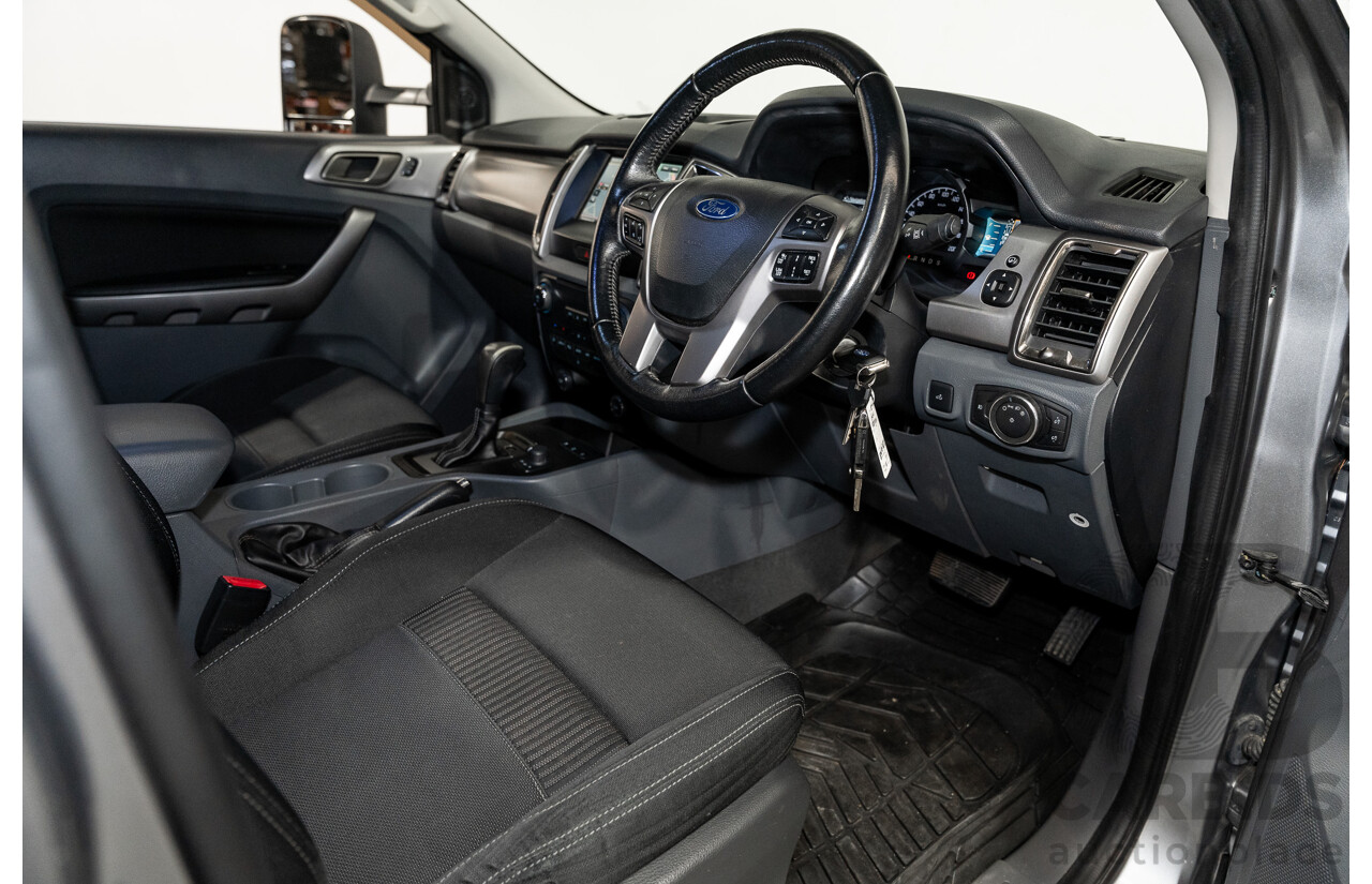 01/2016 Ford Ranger XLT 3.2 (4x4) PX MKII 4d Dual Cab Utility Ignot Silver Metallic Turbo Diesel 3.2L