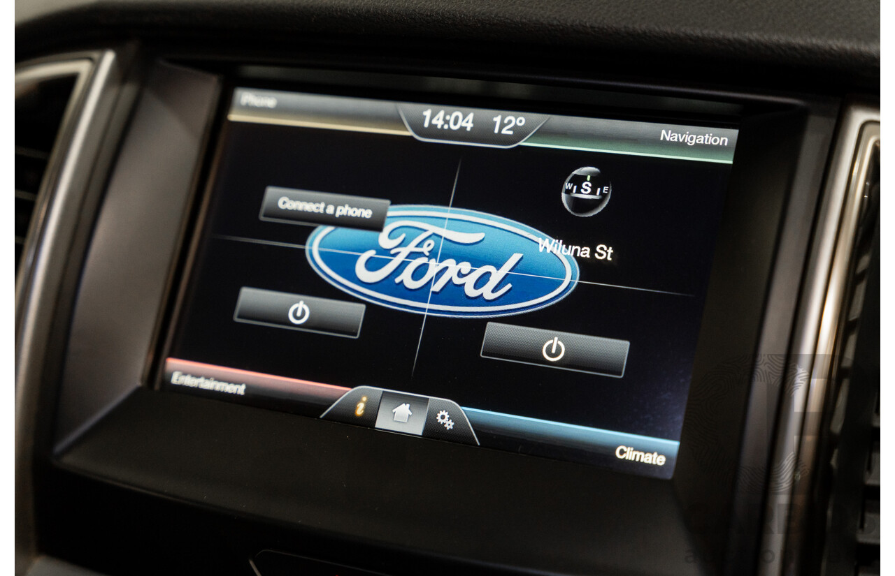 01/2016 Ford Ranger XLT 3.2 (4x4) PX MKII 4d Dual Cab Utility Ignot Silver Metallic Turbo Diesel 3.2L