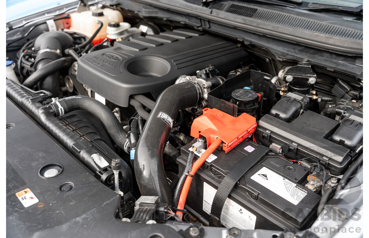 01/2016 Ford Ranger XLT 3.2 (4x4) PX MKII 4d Dual Cab Utility Ignot Silver Metallic Turbo Diesel 3.2L