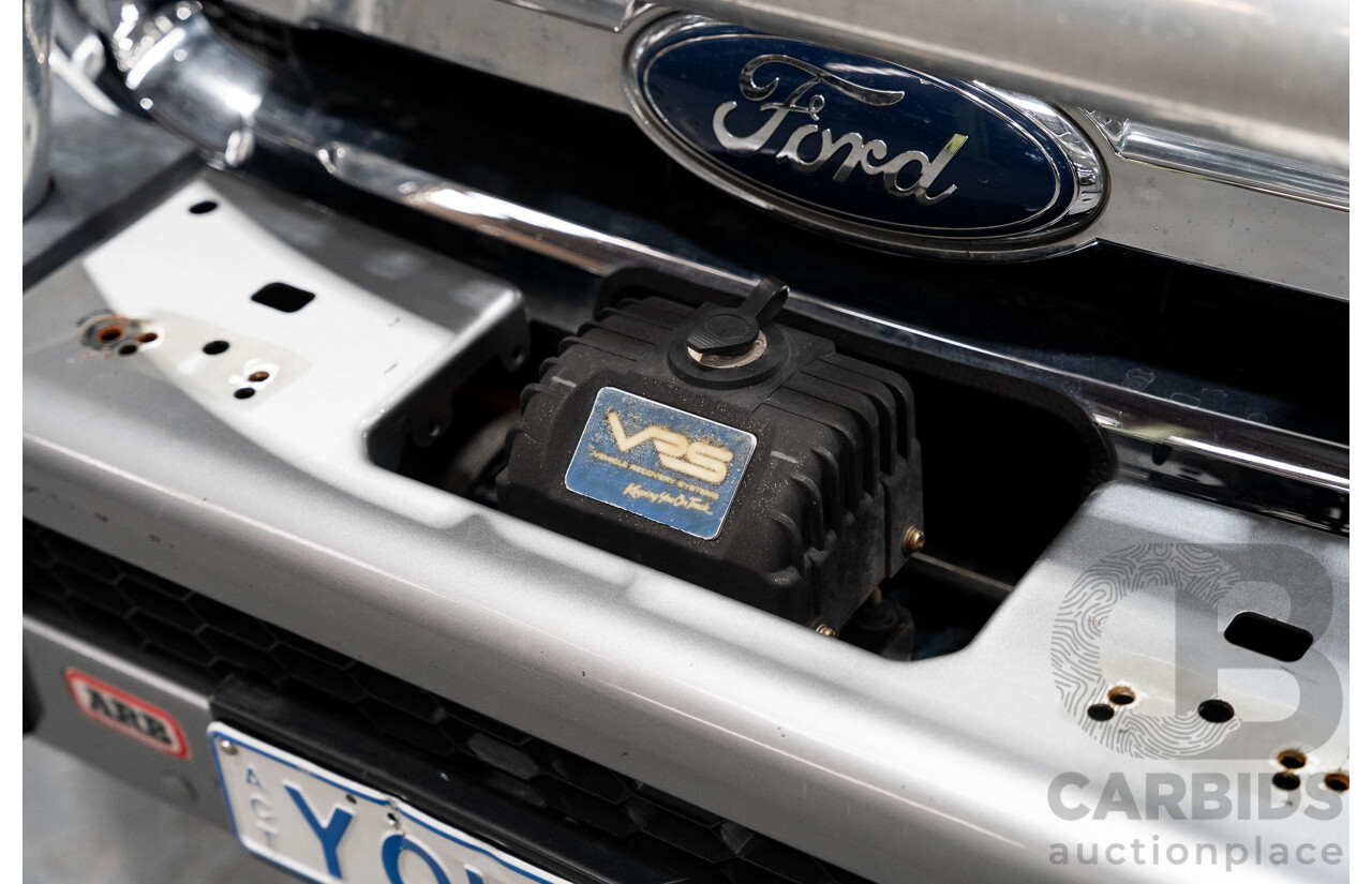 01/2016 Ford Ranger XLT 3.2 (4x4) PX MKII 4d Dual Cab Utility Ignot Silver Metallic Turbo Diesel 3.2L