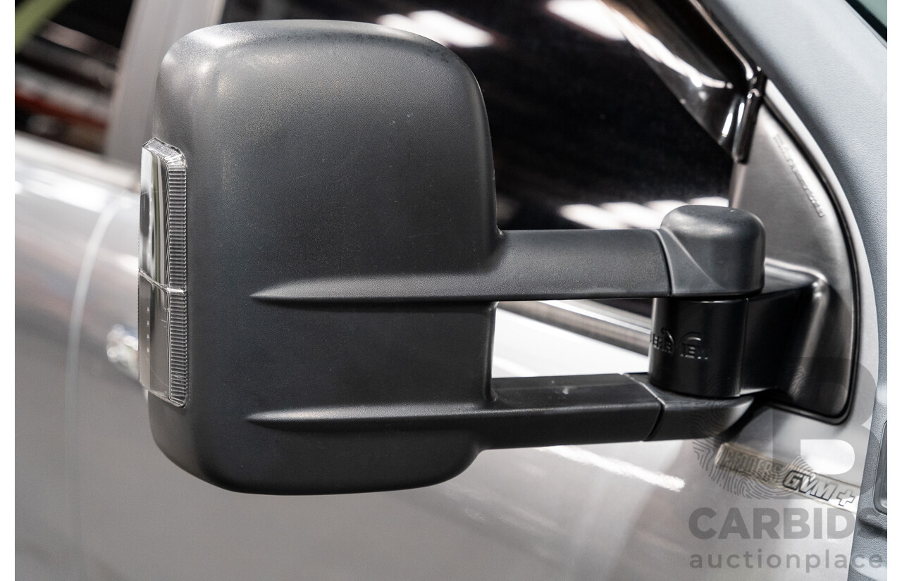 01/2016 Ford Ranger XLT 3.2 (4x4) PX MKII 4d Dual Cab Utility Ignot Silver Metallic Turbo Diesel 3.2L