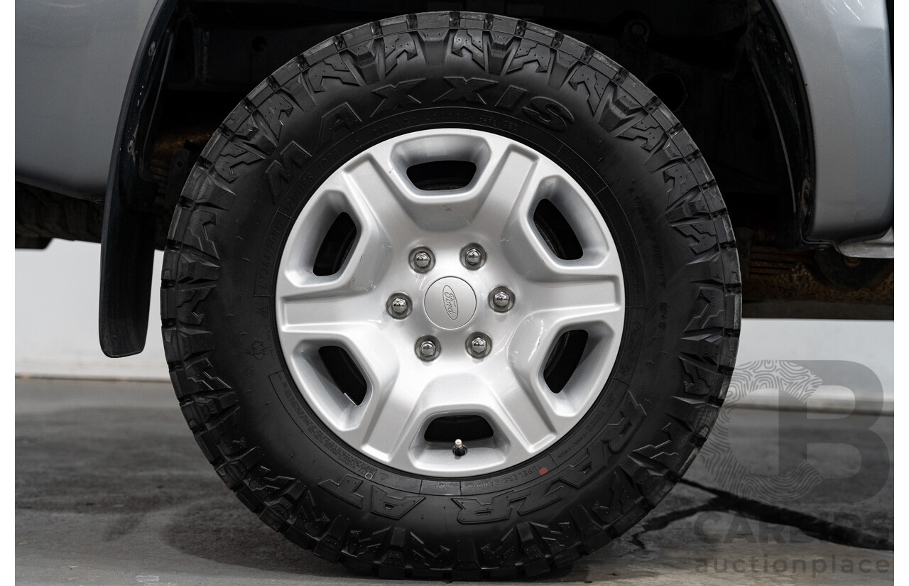 01/2016 Ford Ranger XLT 3.2 (4x4) PX MKII 4d Dual Cab Utility Ignot Silver Metallic Turbo Diesel 3.2L