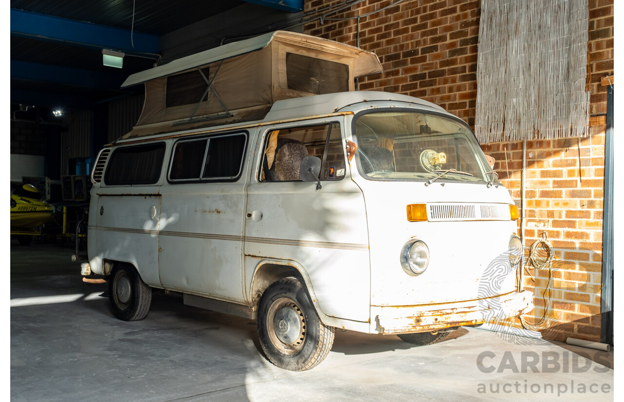 6/1978 Volkswagen Kombi Type 2 T2 Transporter 2d Camper Van White 2.0L