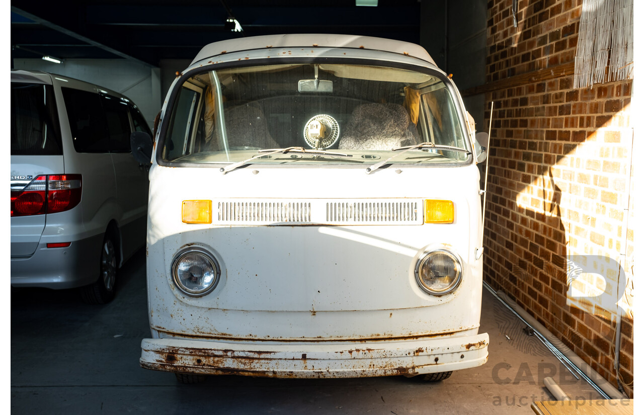 6/1978 Volkswagen Kombi Type 2 T2 Transporter 2d Camper Van White 2.0L