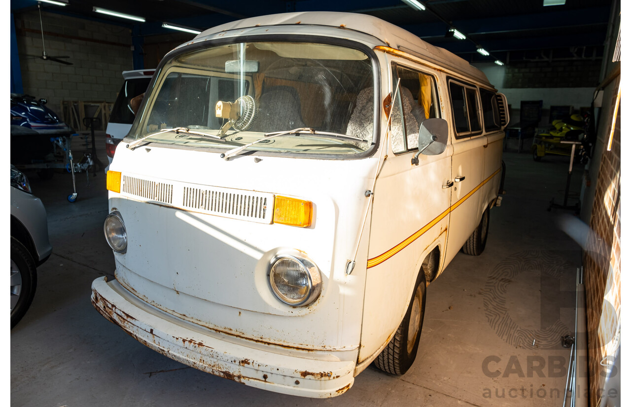 6/1978 Volkswagen Kombi Type 2 T2 Transporter 2d Camper Van White 2.0L