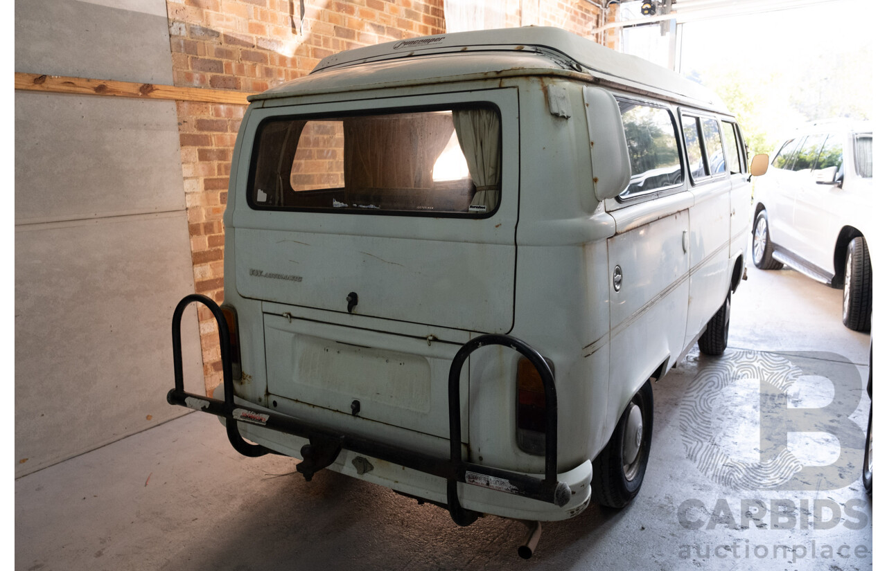 6/1978 Volkswagen Kombi Type 2 T2 Transporter 2d Camper Van White 2.0L