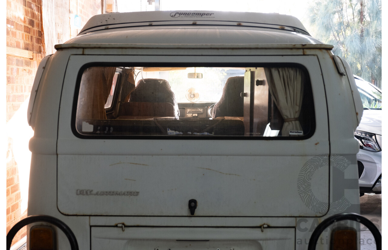 6/1978 Volkswagen Kombi Type 2 T2 Transporter 2d Camper Van White 2.0L