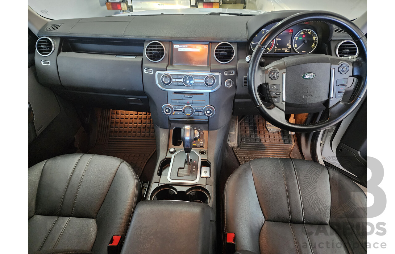 11/2011 Land Rover Discovery 4 2.7 TDV6 4x4 MY11 4D Wagon White 2.7L