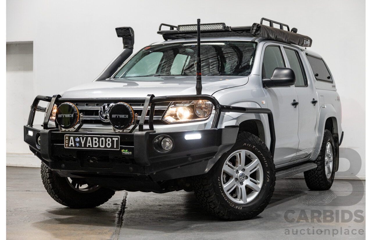 10/2016 Volkswagen Amarok TDI420 Core Edition (4x4) 2H MY16 Dual Cab Utility Reflex Silver Metallic Turbo Diesel 2.0L