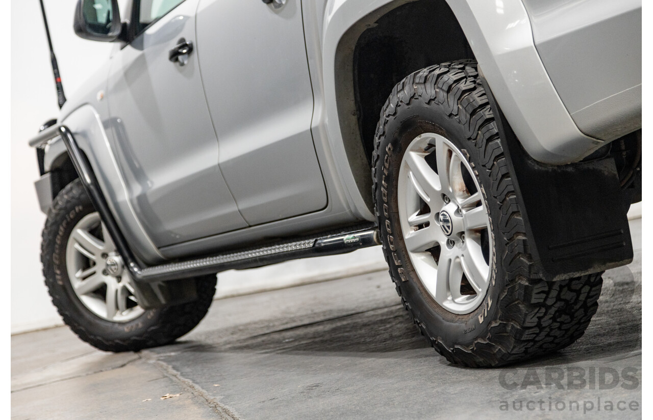 10/2016 Volkswagen Amarok TDI420 Core Edition (4x4) 2H MY16 Dual Cab Utility Reflex Silver Metallic Turbo Diesel 2.0L