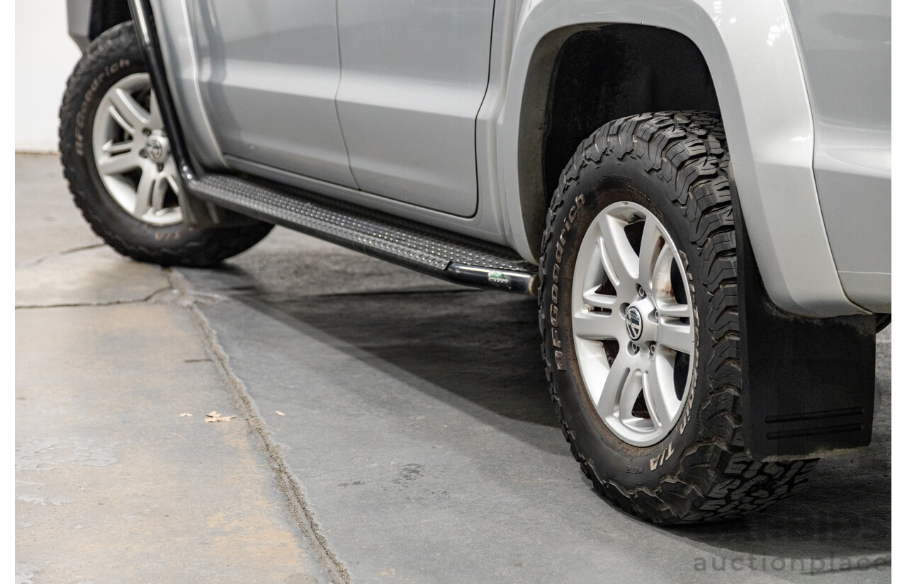 10/2016 Volkswagen Amarok TDI420 Core Edition (4x4) 2H MY16 Dual Cab Utility Reflex Silver Metallic Turbo Diesel 2.0L