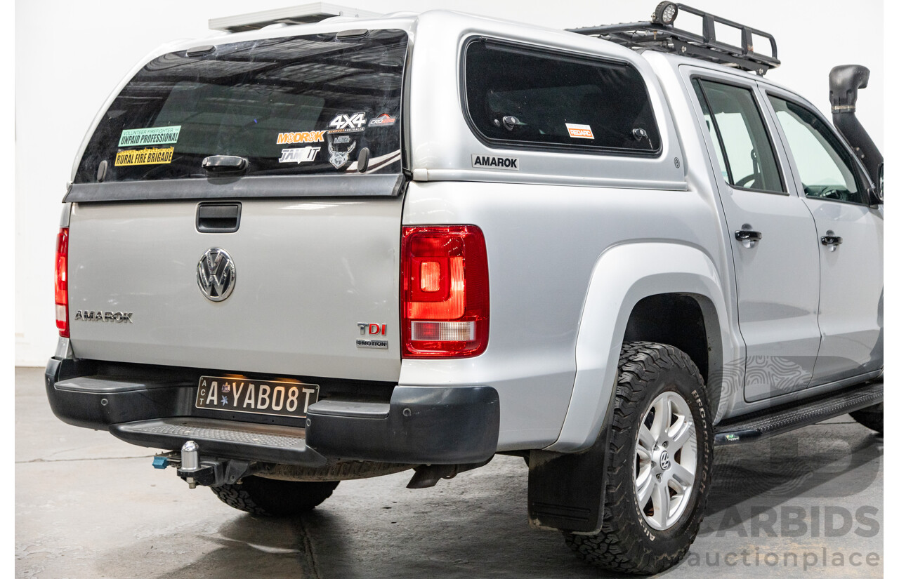 10/2016 Volkswagen Amarok TDI420 Core Edition (4x4) 2H MY16 Dual Cab Utility Reflex Silver Metallic Turbo Diesel 2.0L