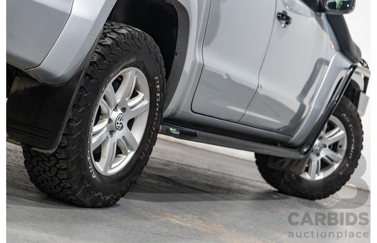 10/2016 Volkswagen Amarok TDI420 Core Edition (4x4) 2H MY16 Dual Cab Utility Reflex Silver Metallic Turbo Diesel 2.0L