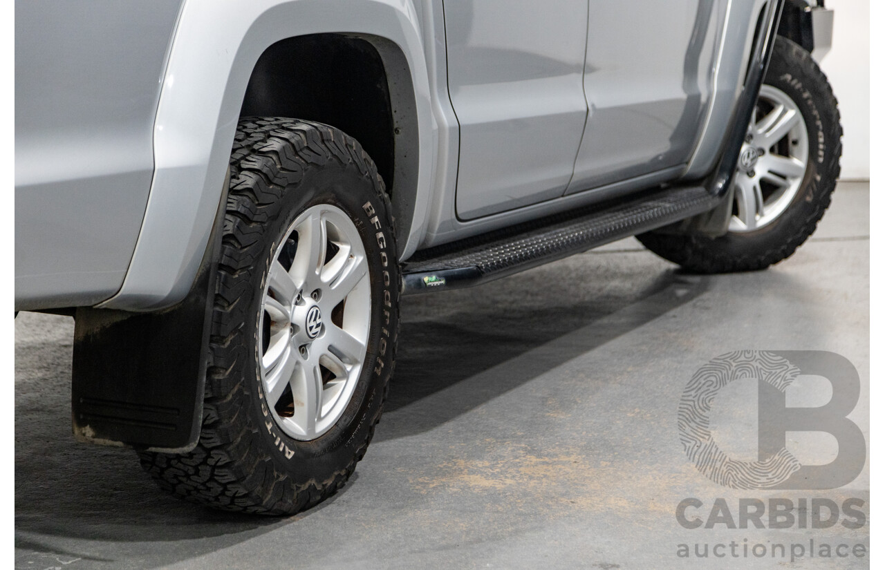 10/2016 Volkswagen Amarok TDI420 Core Edition (4x4) 2H MY16 Dual Cab Utility Reflex Silver Metallic Turbo Diesel 2.0L