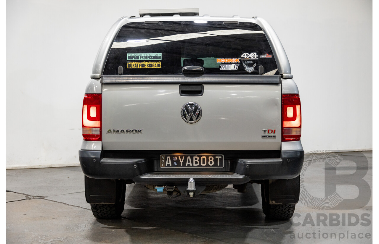 10/2016 Volkswagen Amarok TDI420 Core Edition (4x4) 2H MY16 Dual Cab Utility Reflex Silver Metallic Turbo Diesel 2.0L