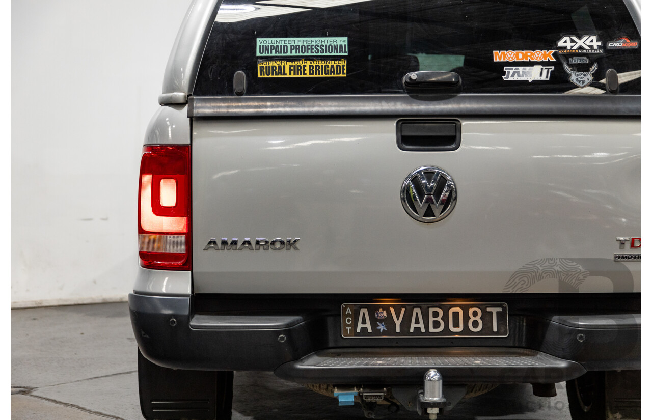 10/2016 Volkswagen Amarok TDI420 Core Edition (4x4) 2H MY16 Dual Cab Utility Reflex Silver Metallic Turbo Diesel 2.0L