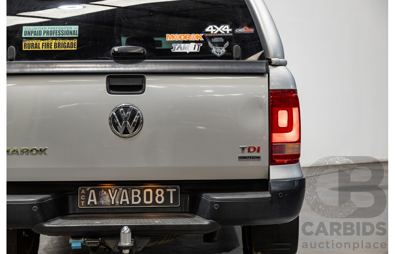 10/2016 Volkswagen Amarok TDI420 Core Edition (4x4) 2H MY16 Dual Cab Utility Reflex Silver Metallic Turbo Diesel 2.0L