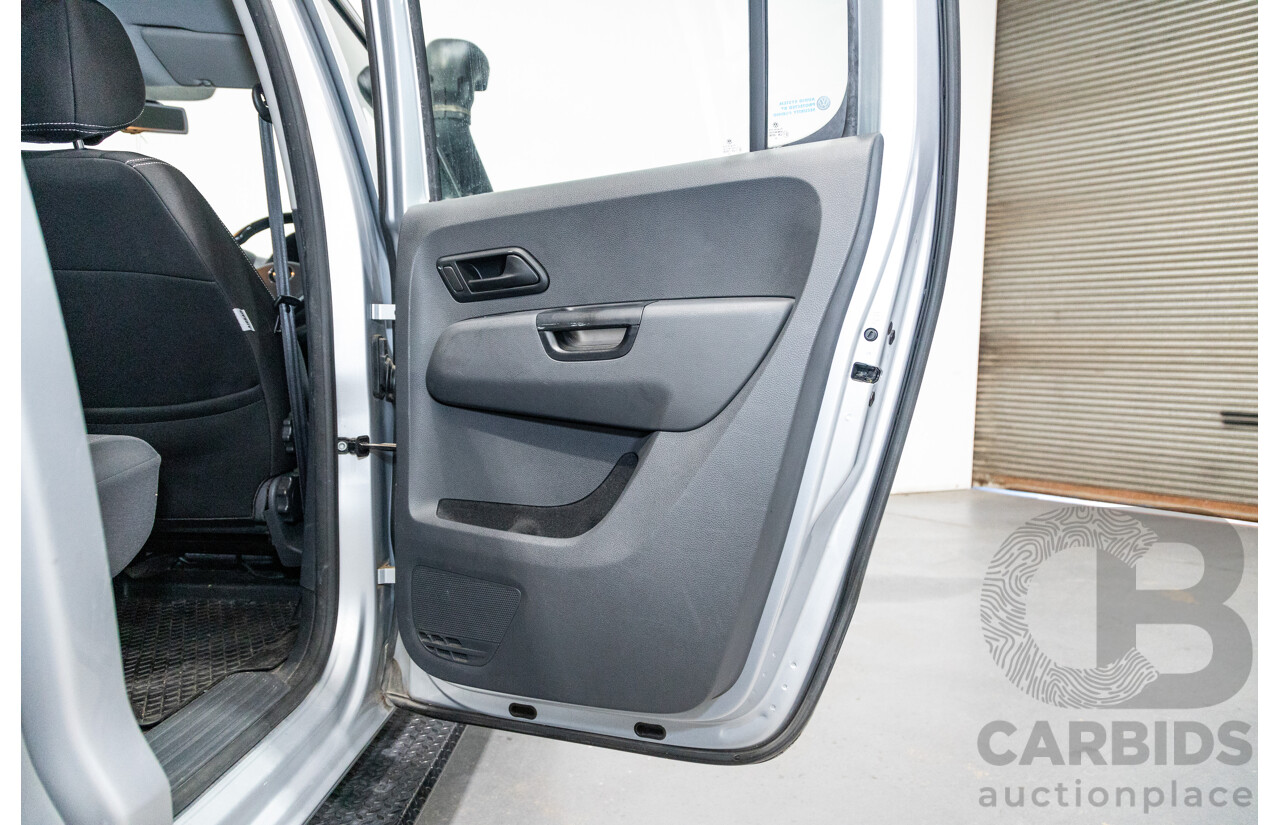 10/2016 Volkswagen Amarok TDI420 Core Edition (4x4) 2H MY16 Dual Cab Utility Reflex Silver Metallic Turbo Diesel 2.0L