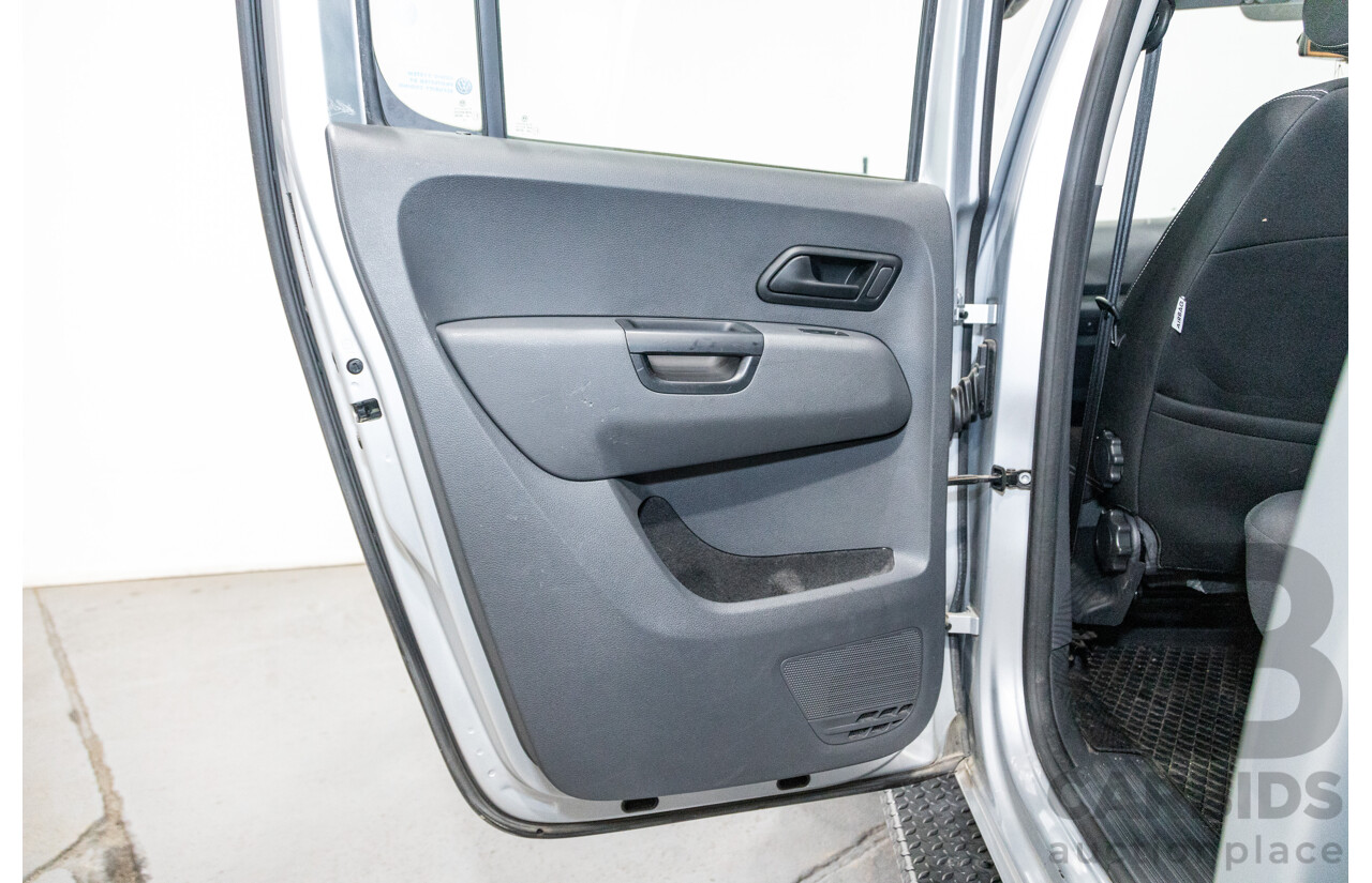 10/2016 Volkswagen Amarok TDI420 Core Edition (4x4) 2H MY16 Dual Cab Utility Reflex Silver Metallic Turbo Diesel 2.0L