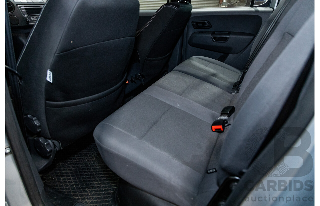 10/2016 Volkswagen Amarok TDI420 Core Edition (4x4) 2H MY16 Dual Cab Utility Reflex Silver Metallic Turbo Diesel 2.0L