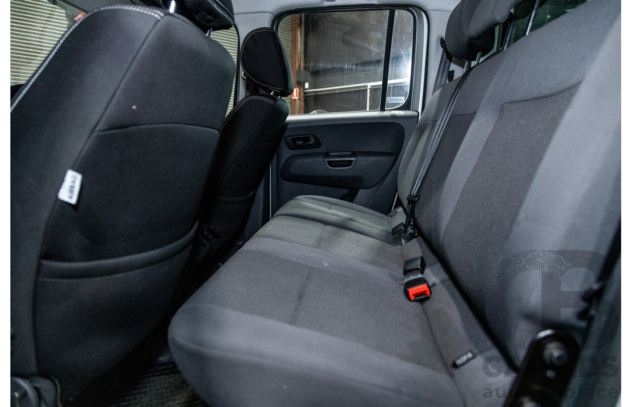 10/2016 Volkswagen Amarok TDI420 Core Edition (4x4) 2H MY16 Dual Cab Utility Reflex Silver Metallic Turbo Diesel 2.0L