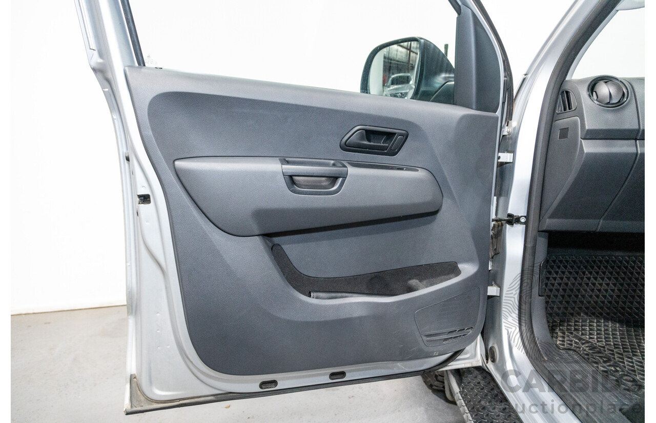 10/2016 Volkswagen Amarok TDI420 Core Edition (4x4) 2H MY16 Dual Cab Utility Reflex Silver Metallic Turbo Diesel 2.0L