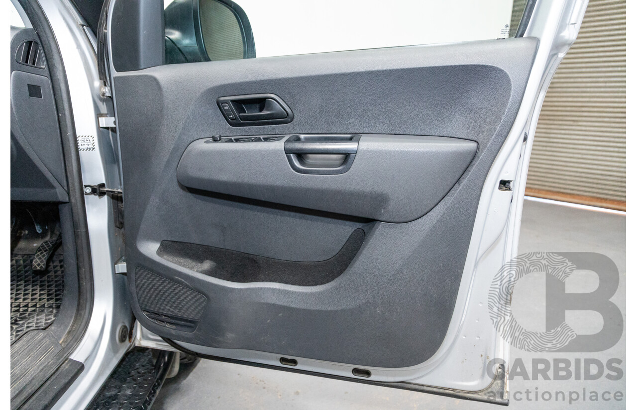 10/2016 Volkswagen Amarok TDI420 Core Edition (4x4) 2H MY16 Dual Cab Utility Reflex Silver Metallic Turbo Diesel 2.0L