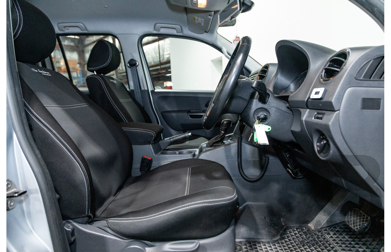 10/2016 Volkswagen Amarok TDI420 Core Edition (4x4) 2H MY16 Dual Cab Utility Reflex Silver Metallic Turbo Diesel 2.0L