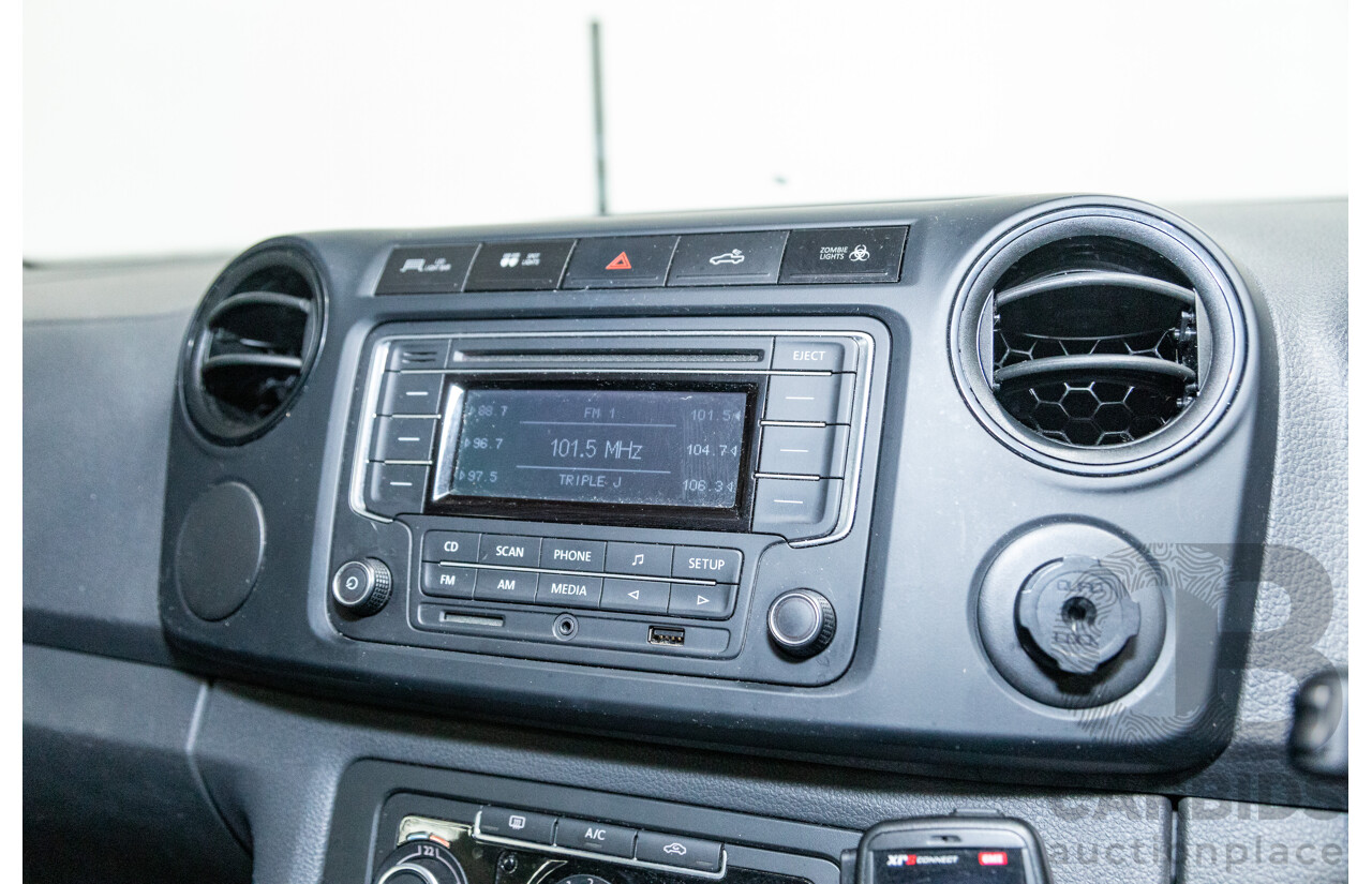 10/2016 Volkswagen Amarok TDI420 Core Edition (4x4) 2H MY16 Dual Cab Utility Reflex Silver Metallic Turbo Diesel 2.0L