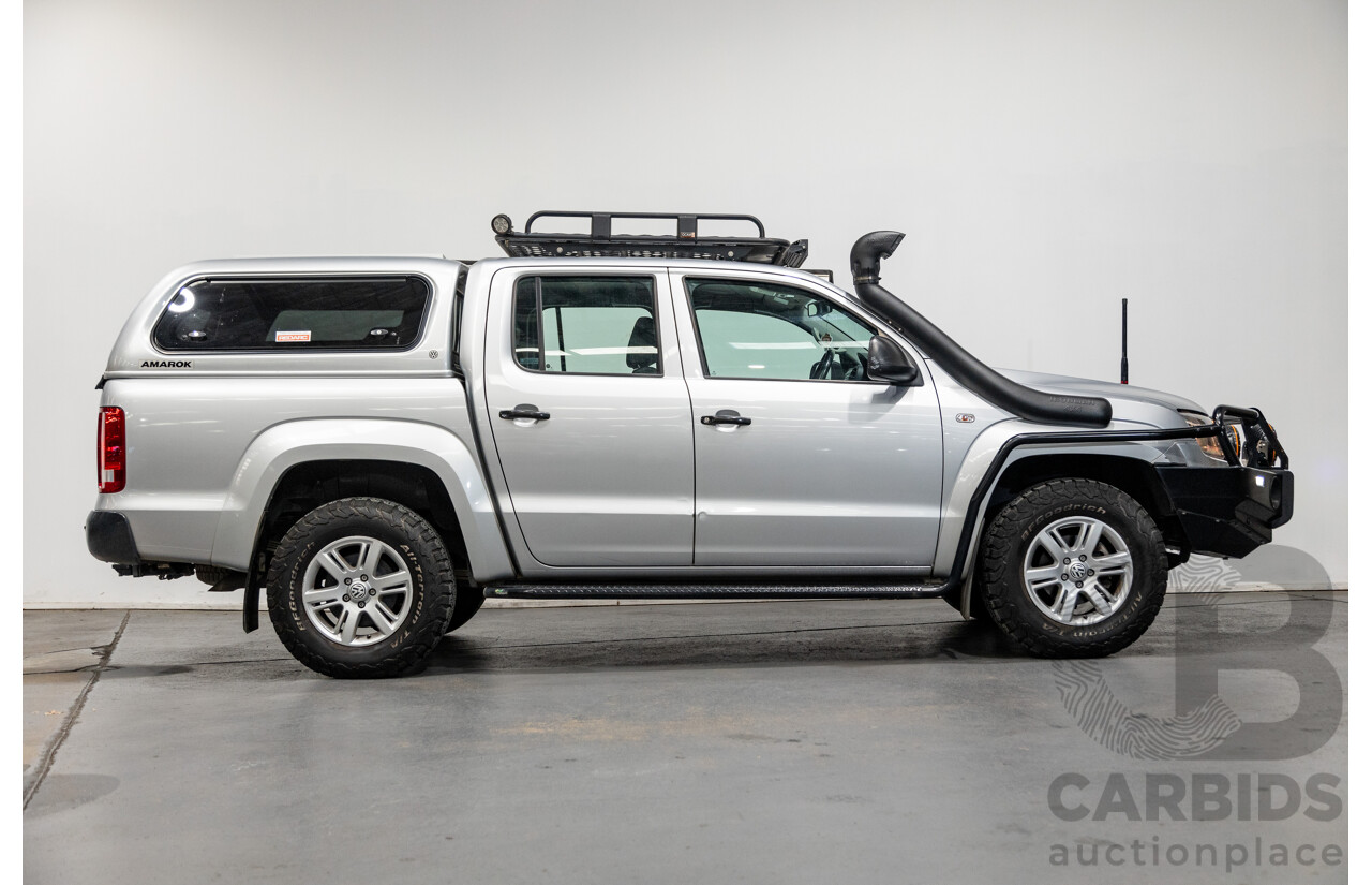 10/2016 Volkswagen Amarok TDI420 Core Edition (4x4) 2H MY16 Dual Cab Utility Reflex Silver Metallic Turbo Diesel 2.0L