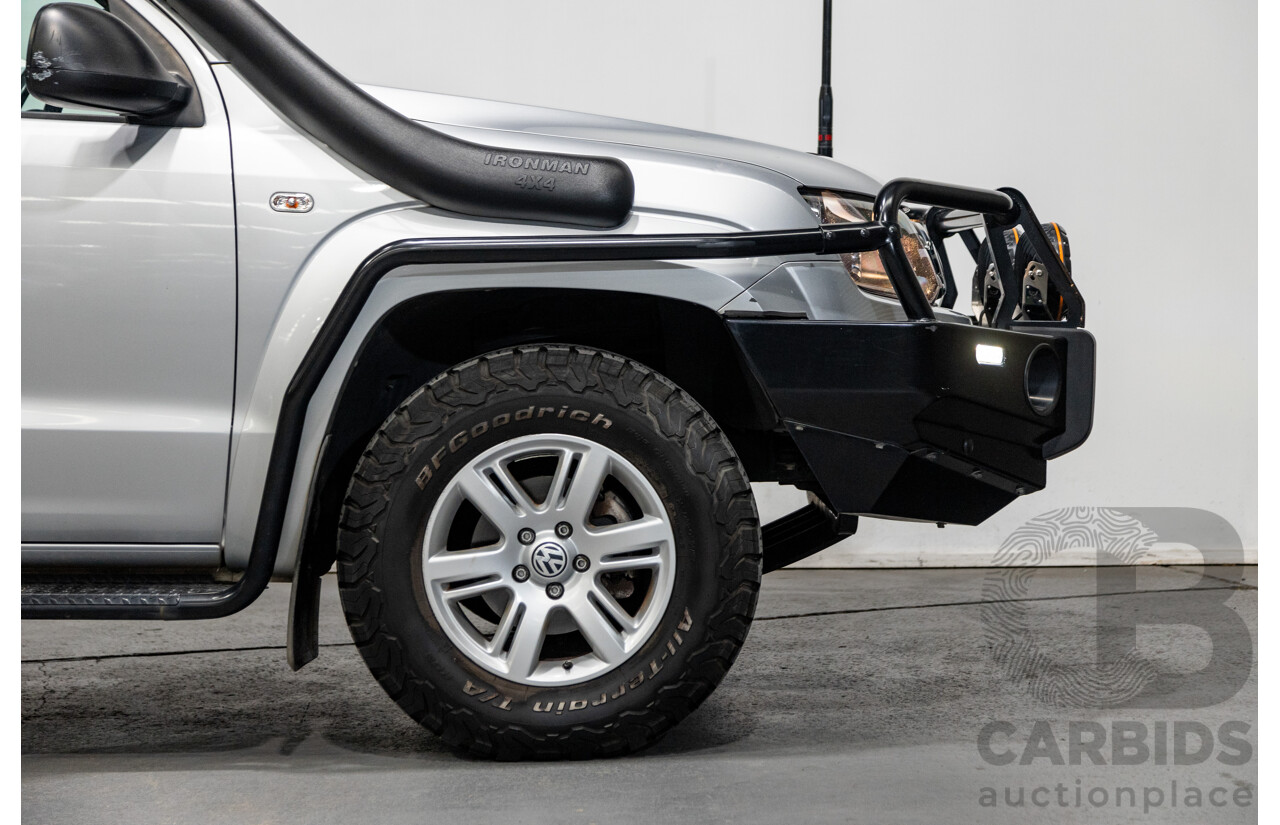 10/2016 Volkswagen Amarok TDI420 Core Edition (4x4) 2H MY16 Dual Cab Utility Reflex Silver Metallic Turbo Diesel 2.0L