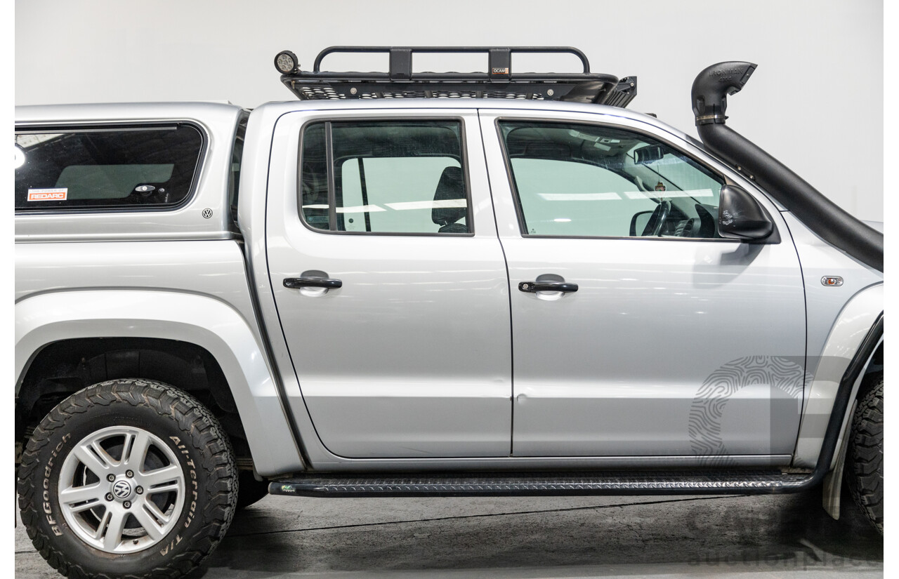 10/2016 Volkswagen Amarok TDI420 Core Edition (4x4) 2H MY16 Dual Cab Utility Reflex Silver Metallic Turbo Diesel 2.0L