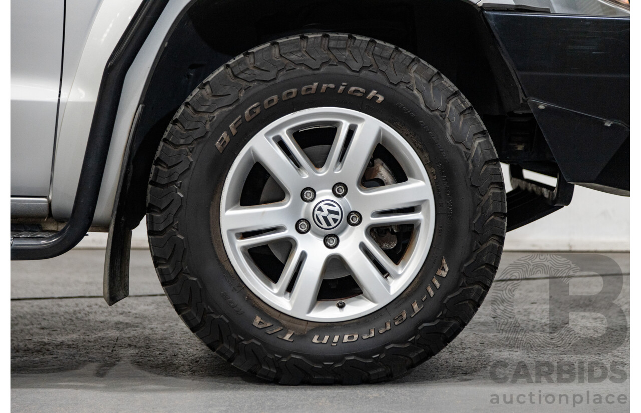 10/2016 Volkswagen Amarok TDI420 Core Edition (4x4) 2H MY16 Dual Cab Utility Reflex Silver Metallic Turbo Diesel 2.0L