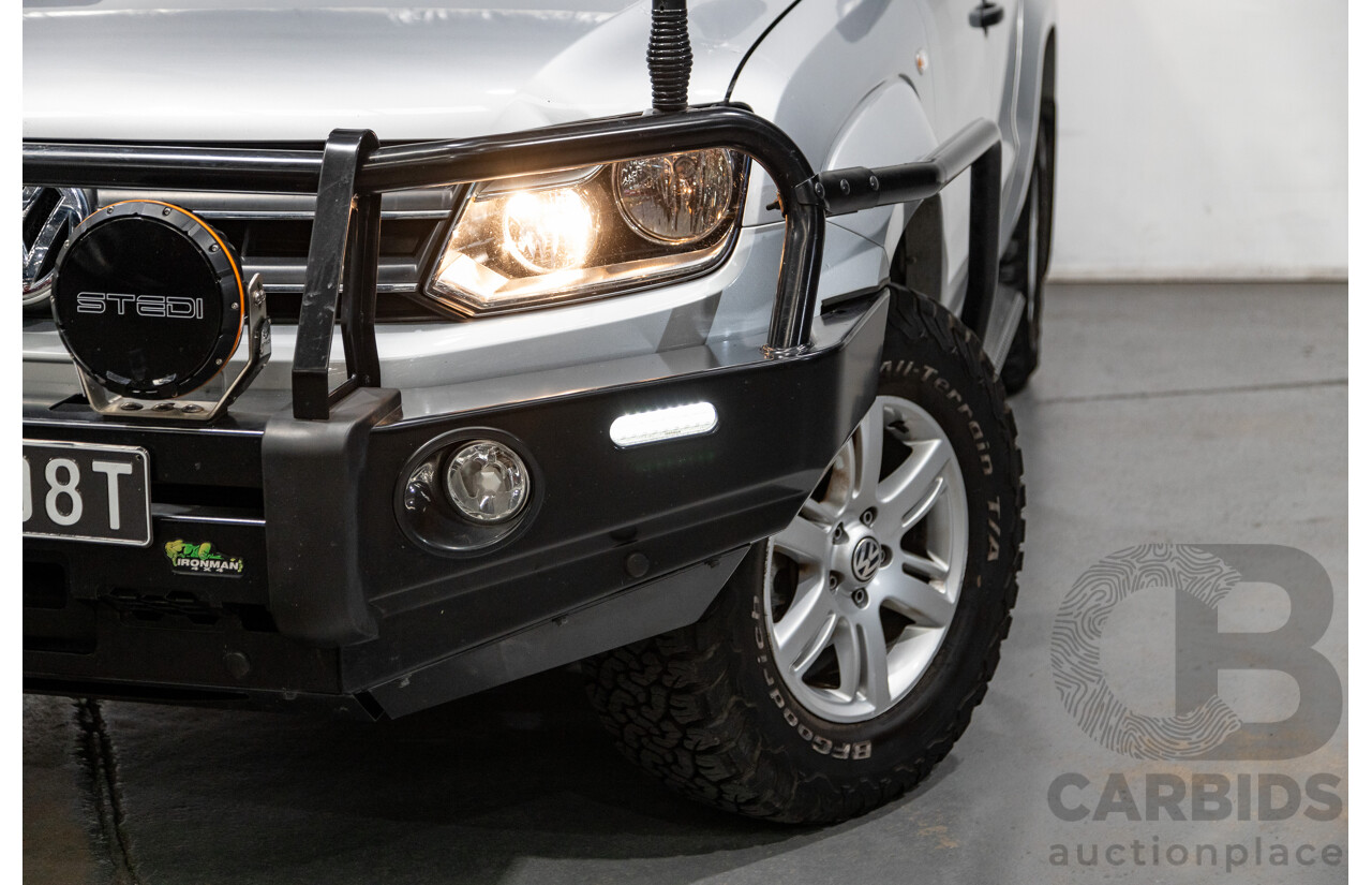 10/2016 Volkswagen Amarok TDI420 Core Edition (4x4) 2H MY16 Dual Cab Utility Reflex Silver Metallic Turbo Diesel 2.0L