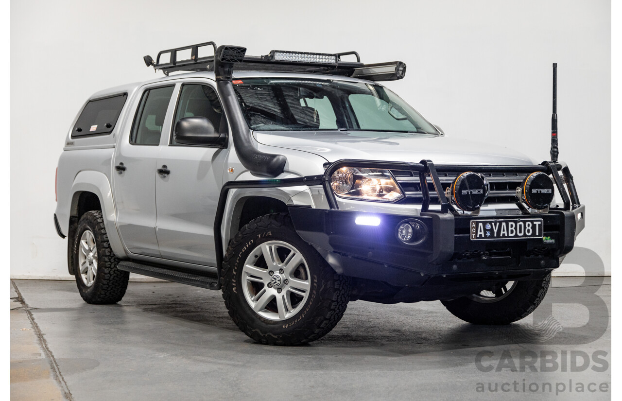10/2016 Volkswagen Amarok TDI420 Core Edition (4x4) 2H MY16 Dual Cab Utility Reflex Silver Metallic Turbo Diesel 2.0L