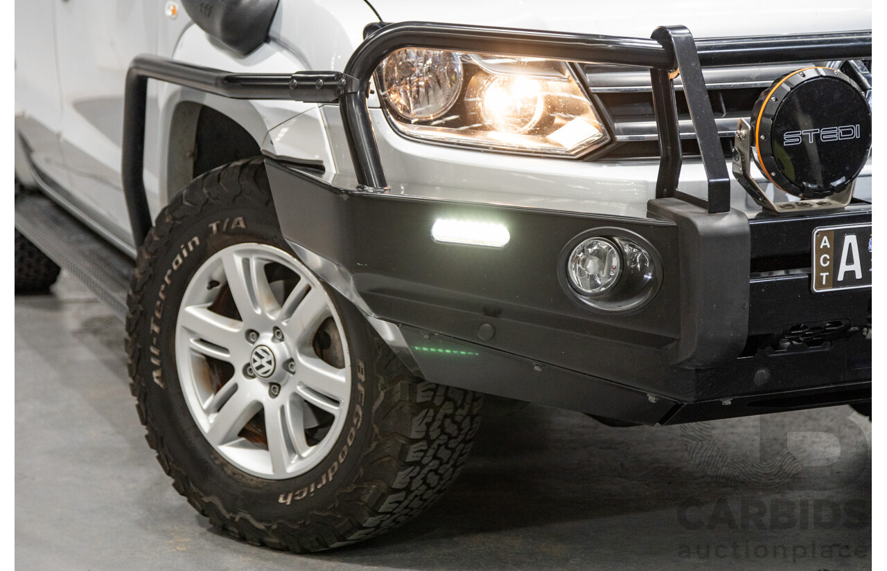 10/2016 Volkswagen Amarok TDI420 Core Edition (4x4) 2H MY16 Dual Cab Utility Reflex Silver Metallic Turbo Diesel 2.0L