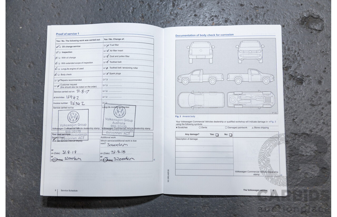 10/2016 Volkswagen Amarok TDI420 Core Edition (4x4) 2H MY16 Dual Cab Utility Reflex Silver Metallic Turbo Diesel 2.0L