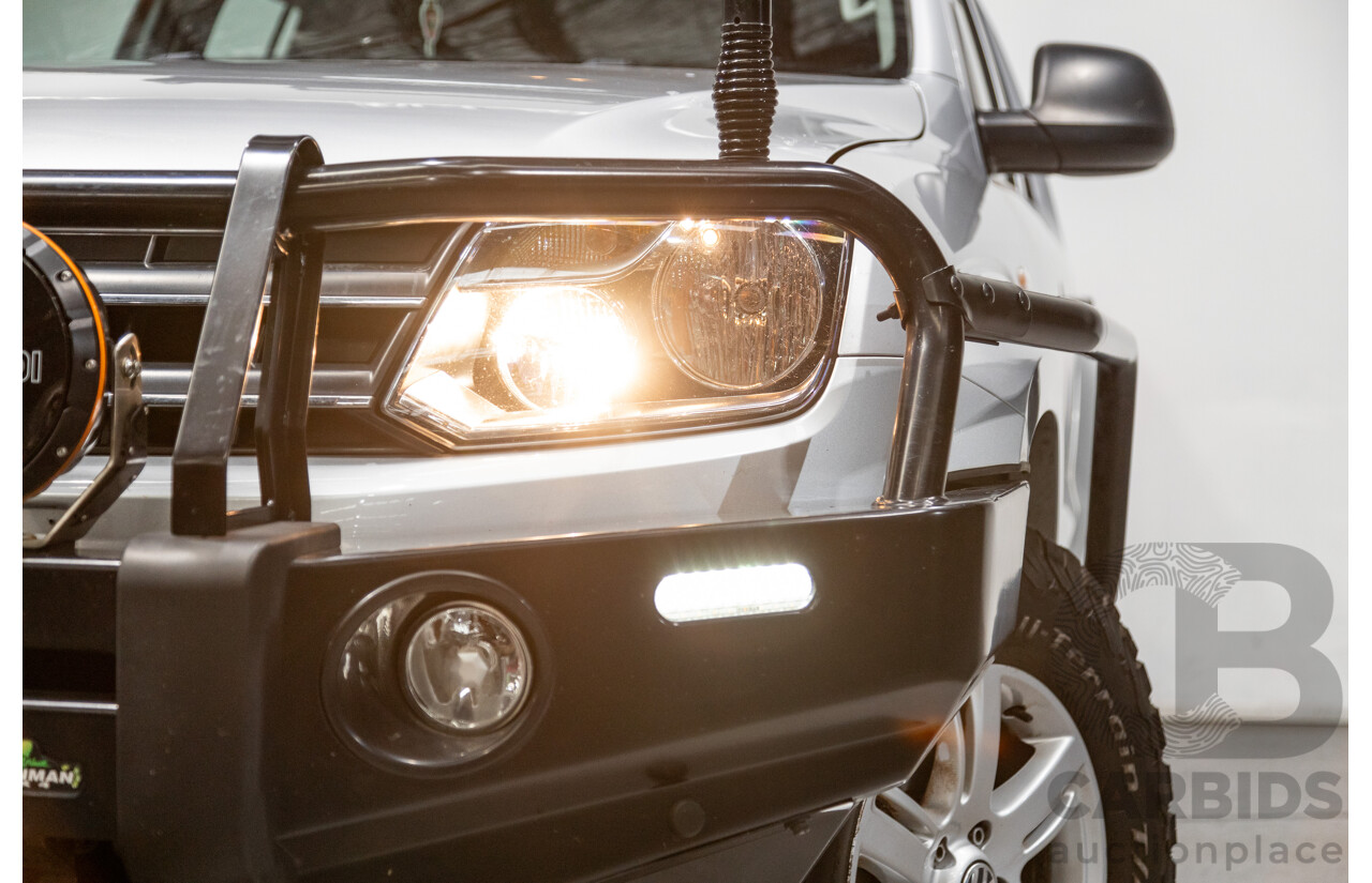 10/2016 Volkswagen Amarok TDI420 Core Edition (4x4) 2H MY16 Dual Cab Utility Reflex Silver Metallic Turbo Diesel 2.0L